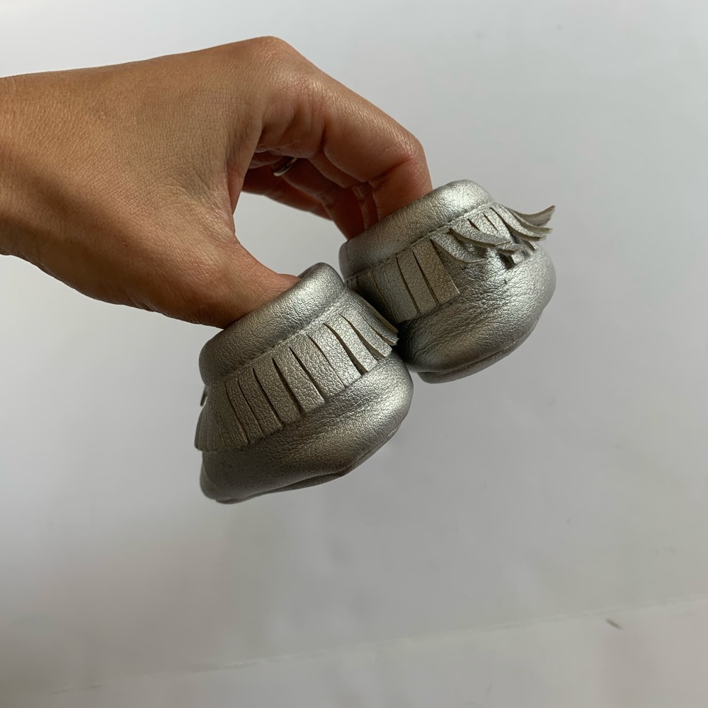 Romirus Pre Walker fringe Moccasin slip on Shoes - Picture 4 of 5